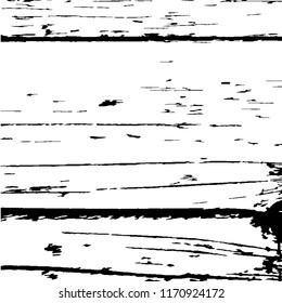 Monochrome Grunge Pattern. Abstract Black and White Texture with Scratched Lines, Spots and Blobs for Web Applications, Wallpaper, Print. Vintage Rough Halftone Pattern with Different Elements.