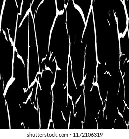 Monochrome Grunge Pattern. Abstract Black and White Texture with Scratched Lines, Spots and Blobs for Card, Print, Mobile Applications. Modern Rough Halftone Pattern with Different Elements.
