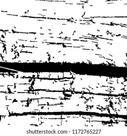 Monochrome Grunge Pattern. Abstract Black and White Texture with Scratched Lines, Spots and Blobs for Wallpaper, Print, Card. Vintage Rough Halftone Background with Different Elements.