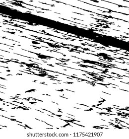 Monochrome Grunge Pattern. Abstract Black and White Texture with Scratched Lines, Spots and Blobs for Card, Print, Mobile Applications. Modern Rough Halftone Background with Different Elements.