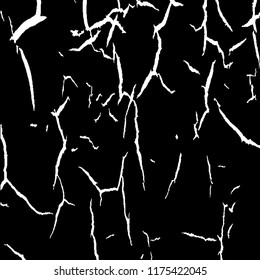 Monochrome Grunge Pattern. Abstract Black and White Texture with Scratched Lines, Spots and Blobs for Web Applications, Banner, Card. Trendy Rough Halftone Pattern with Different Elements.