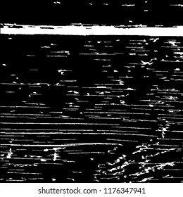 Monochrome Grunge Pattern. Abstract Black and White Texture with Scratched Lines, Spots and Blobs for Wallpaper, Print, Card. Vintage Rough Halftone Background with Different Elements.