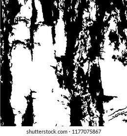 Monochrome Grunge Pattern. Abstract Black and White Texture with Scratched Lines, Spots and Blobs for Web Applications, Wallpaper, Print. Trendy Rough Halftone Pattern with Different Elements.