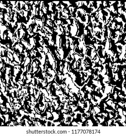 Monochrome Grunge Pattern. Abstract Black and White Texture with Scratched Lines, Spots and Blobs for Web Applications, Banner, Card. Vintage Rough Halftone Pattern with Different Elements.