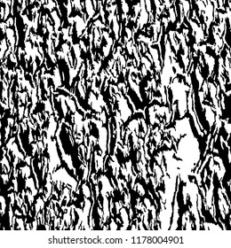 Monochrome Grunge Pattern. Abstract Black and White Texture with Scratched Lines, Spots and Blobs for Wallpaper, Print, Card. Vintage Rough Halftone Pattern with Different Elements.