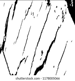 Monochrome Grunge Pattern. Abstract Black and White Texture with Scratched Lines, Spots and Blobs for Card, Print, Mobile Applications. Retro Rough Halftone Pattern with Different Elements.