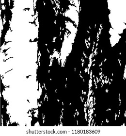 Monochrome Grunge Pattern. Abstract Black and White Texture with Scratched Lines, Spots and Blobs for Print, Card, Banner. Retro Rough Halftone Pattern with Different Elements.