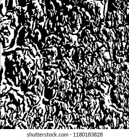 Monochrome Grunge Pattern. Abstract Black and White Texture with Scratched Lines, Spots and Blobs for Card, Print, Mobile Applications. Retro Rough Halftone Pattern with Different Elements.