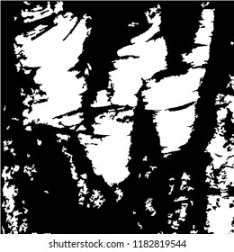 Monochrome Grunge Pattern. Abstract Black and White Texture with Scratched Lines, Spots and Blobs for Web Applications, Wallpaper, Print. Trendy Rough Halftone Pattern with Different Elements.