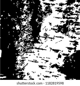 Monochrome Grunge Pattern. Abstract Black and White Texture with Scratched Lines, Spots and Blobs for Web Applications, Banner, Card. Modern Rough Halftone Pattern with Different Elements.