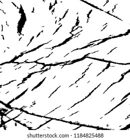 Monochrome Grunge Pattern. Abstract Black and White Texture with Scratched Lines, Spots and Blobs for Web Applications, Wallpaper, Print. Trendy Rough Halftone Pattern with Different Elements.