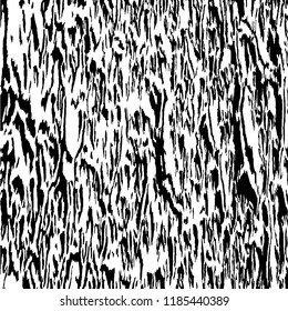Monochrome Grunge Pattern. Abstract Black and White Texture with Scratched Lines, Spots and Blobs for Wallpaper, Print, Card. Trendy Rough Halftone Pattern with Different Elements.