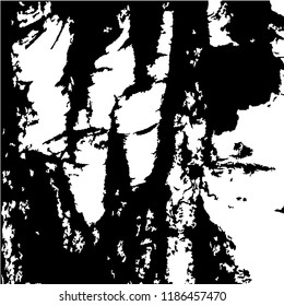 Monochrome Grunge Pattern. Abstract Black and White Texture with Scratched Lines, Spots and Blobs for Banner, Card, Wallpaper. Trendy Rough Halftone Pattern with Different Elements.