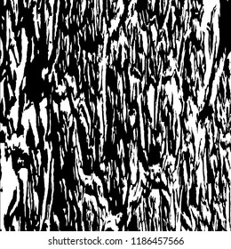 Monochrome Grunge Pattern. Abstract Black and White Texture with Scratched Lines, Spots and Blobs for Card, Print, Mobile Applications. Modern Rough Halftone Pattern with Different Elements.