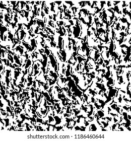 Monochrome Grunge Pattern. Abstract Black and White Texture with Scratched Lines, Spots and Blobs for Card, Print, Mobile Applications. Modern Rough Halftone Background with Different Elements.