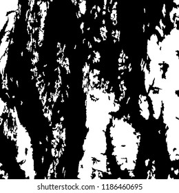 Monochrome Grunge Pattern. Abstract Black and White Texture with Scratched Lines, Spots and Blobs for Wallpaper, Print, Card. Retro Rough Halftone Pattern with Different Elements.