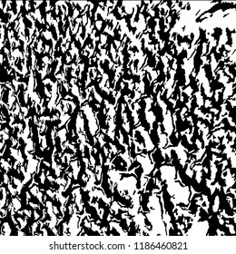 Monochrome Grunge Pattern. Abstract Black and White Texture with Scratched Lines, Spots and Blobs for Wallpaper, Print, Card. Retro Rough Halftone Background with Different Elements.