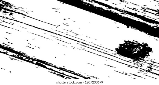 Monochrome Grunge Pattern. Abstract Black and White Texture with Scratched Lines, Spots and Blobs for Web Applications, Wallpaper, Print. Modern Rough Halftone Background with Different Elements.