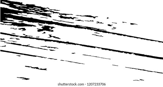 Monochrome Grunge Pattern. Abstract Black and White Texture with Scratched Lines, Spots and Blobs for Wallpaper, Print, Card. Trendy Rough Halftone Background with Different Elements.