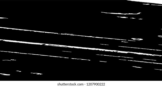 Monochrome Grunge Pattern. Abstract Black and White Texture with Scratched Lines, Spots and Blobs for Banner, Card, Wallpaper. Trendy Rough Halftone Pattern with Different Elements.