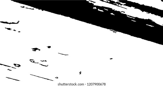 Monochrome Grunge Pattern. Abstract Black and White Texture with Scratched Lines, Spots and Blobs for Web Applications, Wallpaper, Print. Trendy Rough Halftone Background with Different Elements.
