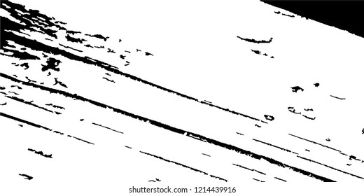 Monochrome Grunge Pattern. Abstract Black and White Texture with Scratched Lines, Spots and Blobs for Web Applications, Banner, Card. Retro Rough Halftone Pattern with Different Elements.