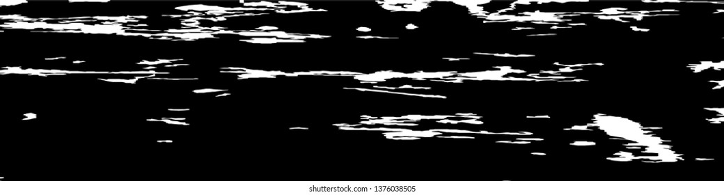 Monochrome Grunge Pattern. Abstract Black and White Texture with Scratched Lines, Spots and Blobs for Card, Print, Mobile Applications. Modern Rough Halftone Background with Different Elements.