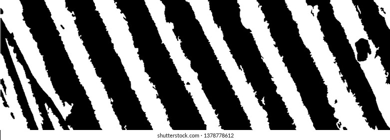 Monochrome Grunge Pattern. Abstract Black and White Texture with Scratched Lines, Spots and Blobs for Card, Print, Mobile Applications. Modern Rough Halftone Background with Different Elements.
