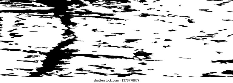 Monochrome Grunge Pattern. Abstract Black and White Texture with Scratched Lines, Spots and Blobs for Card, Print, Mobile Applications. Modern Rough Halftone Background with Different Elements.