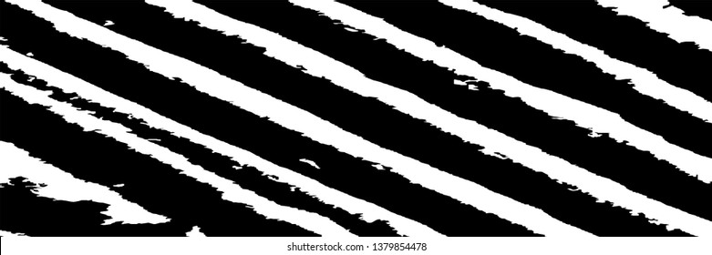 Monochrome Grunge Pattern. Abstract Black and White Texture with Scratched Lines, Spots and Blobs for Web Applications, Wallpaper, Print. Retro Rough Halftone Pattern with Different Elements.
