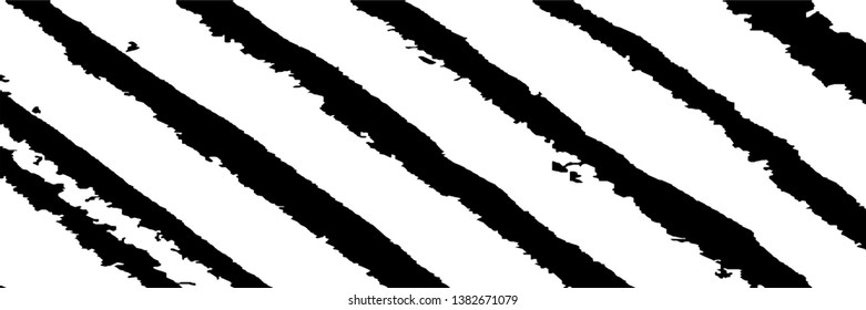 Monochrome Grunge Pattern. Abstract Black and White Texture with Scratched Lines, Spots and Blobs for Web Applications, Wallpaper, Print. Modern Rough Halftone Pattern with Different Elements.