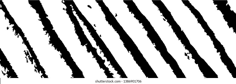 Monochrome Grunge Pattern. Abstract Black and White Texture with Scratched Lines, Spots and Blobs for Web Applications, Wallpaper, Print. Modern Rough Halftone Background with Different Elements.