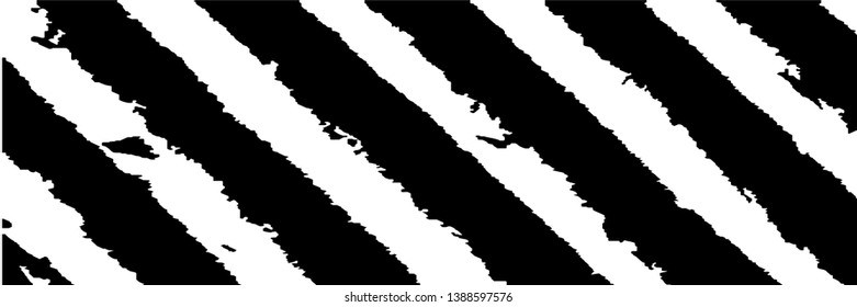 Monochrome Grunge Pattern. Abstract Black and White Texture with Scratched Lines, Spots and Blobs for Web Applications, Banner, Card. Vintage Rough Halftone Background with Different Elements.