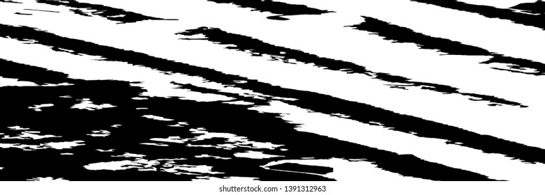 Monochrome Grunge Pattern. Abstract Black and White Texture with Scratched Lines, Spots and Blobs for Wallpaper, Print, Card. Trendy Rough Halftone Pattern with Different Elements.
