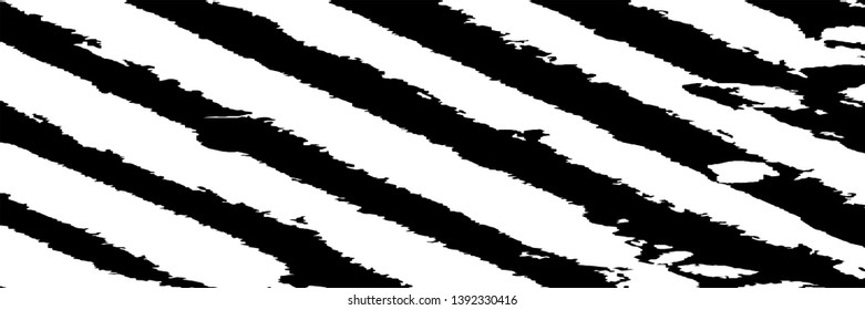 Monochrome Grunge Pattern. Abstract Black and White Texture with Scratched Lines, Spots and Blobs for Print, Card, Banner. Modern Rough Halftone Background with Different Elements.