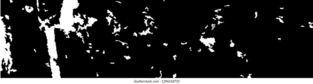 Monochrome Grunge Pattern. Abstract Black and White Texture with Scratched Lines, Spots and Blobs for Print, Card, Banner. Modern Rough Halftone Pattern with Different Elements.