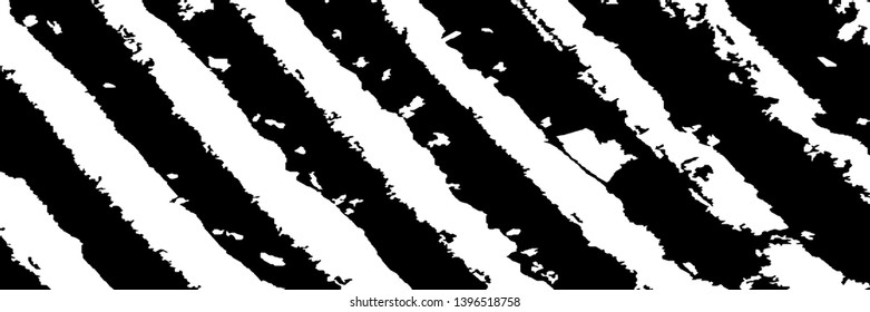 Monochrome Grunge Pattern. Abstract Black and White Texture with Scratched Lines, Spots and Blobs for Card, Print, Mobile Applications. Trendy Rough Halftone Pattern with Different Elements.