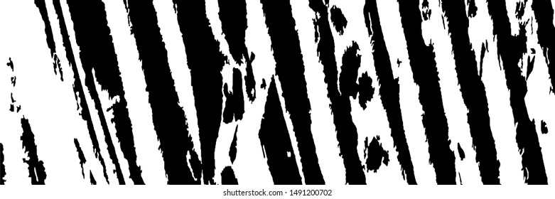 Monochrome Grunge Pattern. Abstract Black and White Texture with Scratched Lines, Spots and Blobs for Print, Card, Banner. Trendy Rough Halftone Background with Different Elements.