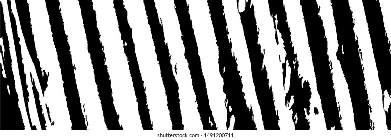 Monochrome Grunge Pattern. Abstract Black and White Texture with Scratched Lines, Spots and Blobs for Web Applications, Banner, Card. Vintage Rough Halftone Background with Different Elements.