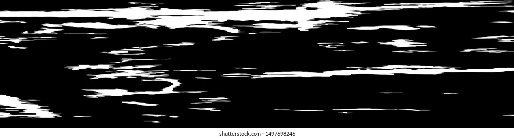 Monochrome Grunge Pattern. Abstract Black and White Texture with Scratched Lines, Spots and Blobs for Banner, Card, Wallpaper. Modern Rough Halftone Pattern with Different Elements.