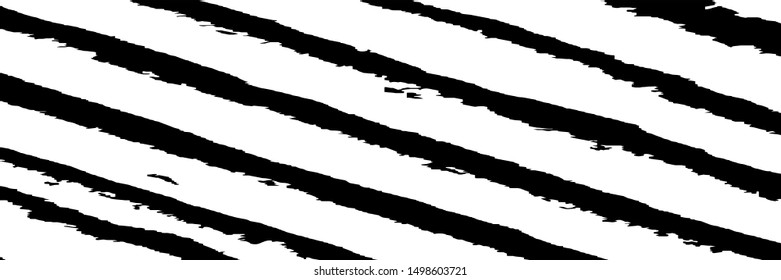 Monochrome Grunge Pattern. Abstract Black and White Texture with Scratched Lines, Spots and Blobs for Web Applications, Banner, Card. Vintage Rough Halftone Background with Different Elements.