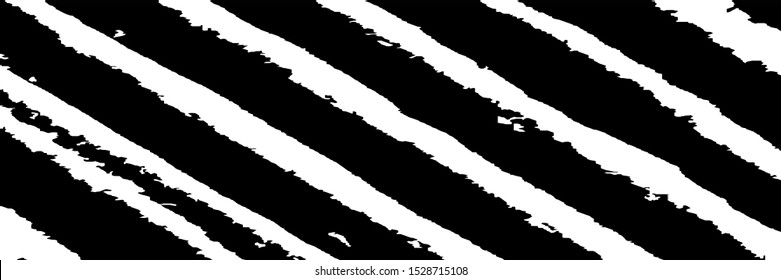 Monochrome Grunge Pattern. Abstract Black and White Texture with Scratched Lines, Spots and Blobs for Banner, Card, Wallpaper. Modern Rough Halftone Background with Different Elements.