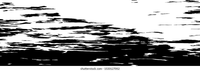 Monochrome Grunge Pattern. Abstract Black and White Texture with Scratched Lines, Spots and Blobs for Card, Print, Mobile Applications. Retro Rough Halftone Pattern with Different Elements.