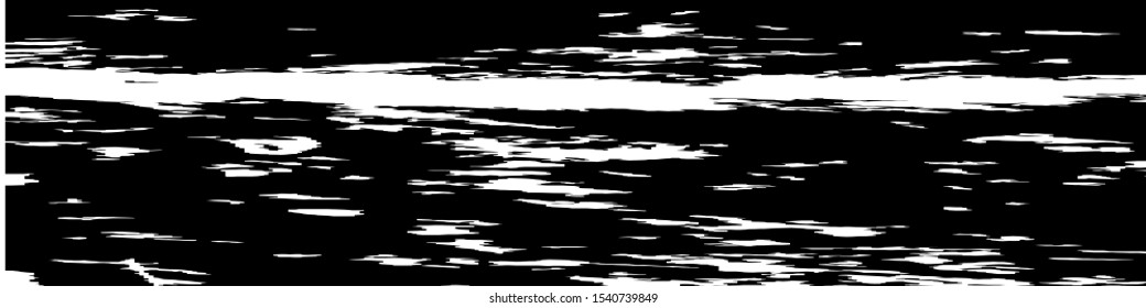 Monochrome Grunge Pattern. Abstract Black and White Texture with Scratched Lines, Spots and Blobs for Wallpaper, Print, Card. Retro Rough Halftone Background with Different Elements.