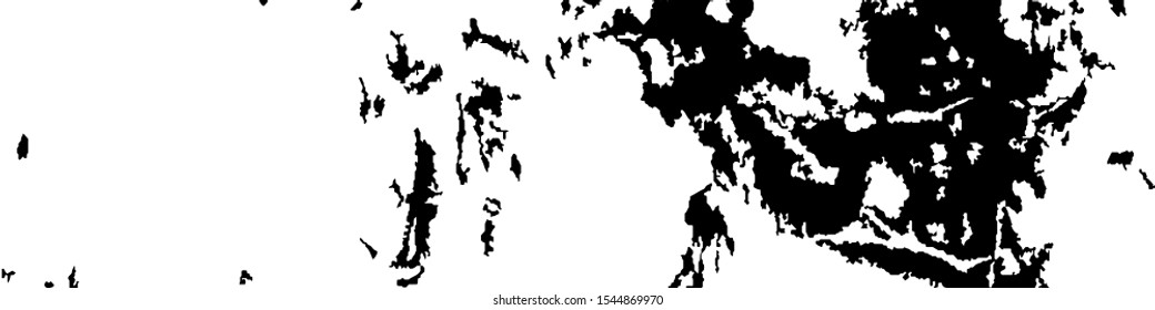 Monochrome Grunge Pattern. Abstract Black and White Texture with Scratched Lines, Spots and Blobs for Web Applications, Wallpaper, Print. Modern Rough Halftone Pattern with Different Elements.
