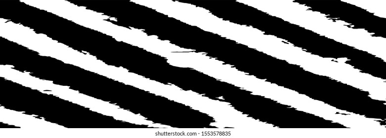 Monochrome Grunge Pattern. Abstract Black and White Texture with Scratched Lines, Spots and Blobs for Web Applications, Banner, Card. Trendy Rough Halftone Pattern with Different Elements.