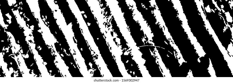 Monochrome Grunge Pattern. Abstract Black and White Texture with Scratched Lines, Spots and Blobs for Web Applications, Wallpaper, Print. Retro Rough Halftone Background with Different Elements.