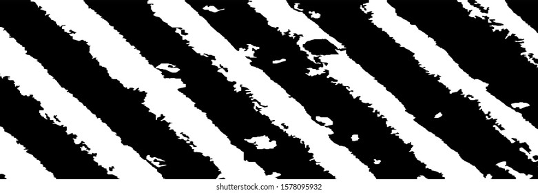 Monochrome Grunge Pattern. Abstract Black and White Texture with Scratched Lines, Spots and Blobs for Wallpaper, Print, Card. Vintage Rough Halftone Pattern with Different Elements.
