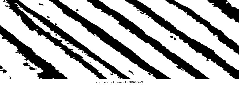 Monochrome Grunge Pattern. Abstract Black and White Texture with Scratched Lines, Spots and Blobs for Web Applications, Wallpaper, Print. Modern Rough Halftone Background with Different Elements.