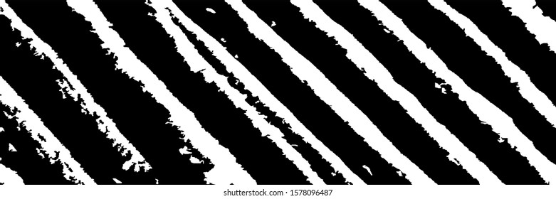 Monochrome Grunge Pattern. Abstract Black and White Texture with Scratched Lines, Spots and Blobs for Web Applications, Wallpaper, Print. Retro Rough Halftone Pattern with Different Elements.